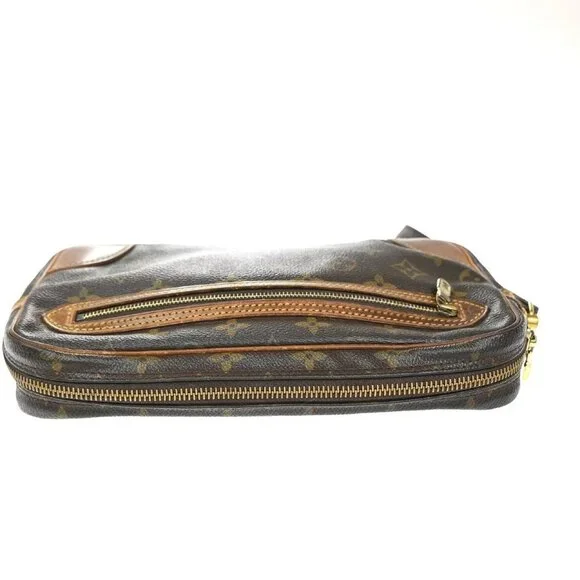 LOUIS VUITTON Marly Dragonne GM Clutch Hand Bag Monogram Brown M51825 67KP288
